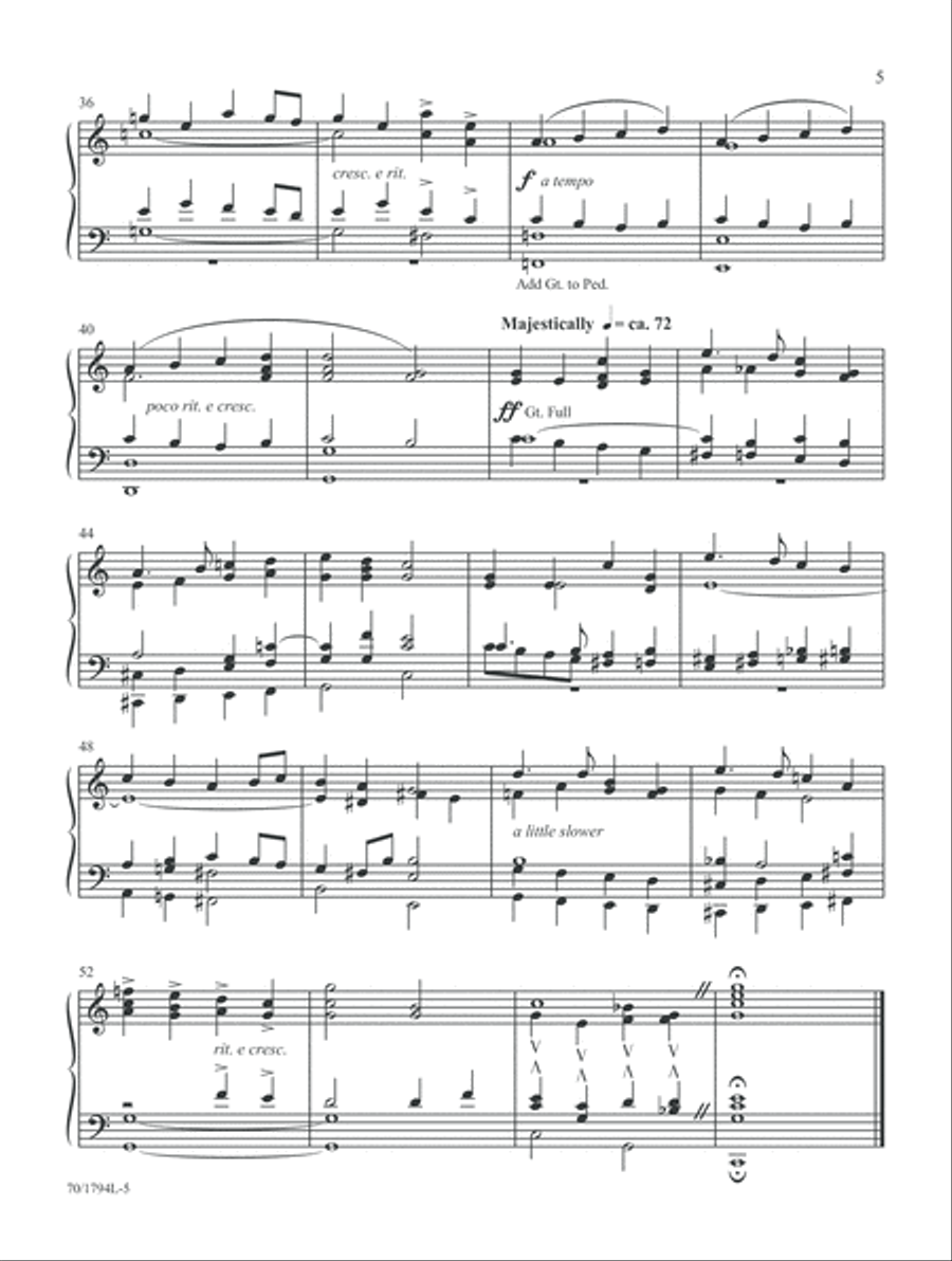 And There Was a Star (Digital Download) Organ scores gallery preview page 5