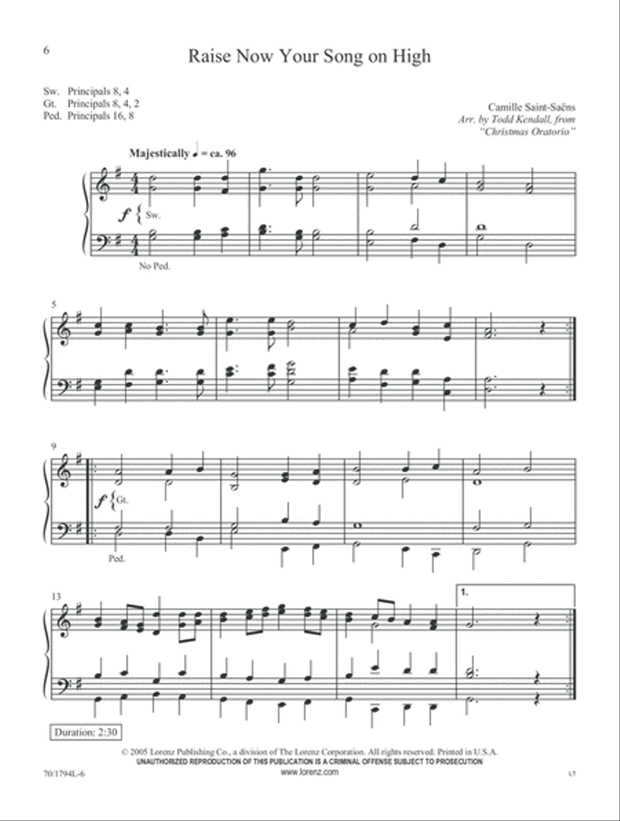 And There Was a Star (Digital Download) Organ scores gallery preview page 6