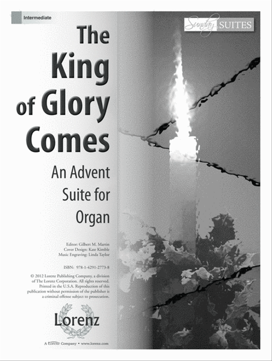 The King of Glory Comes (Digital Download) Organ scores gallery preview page 1