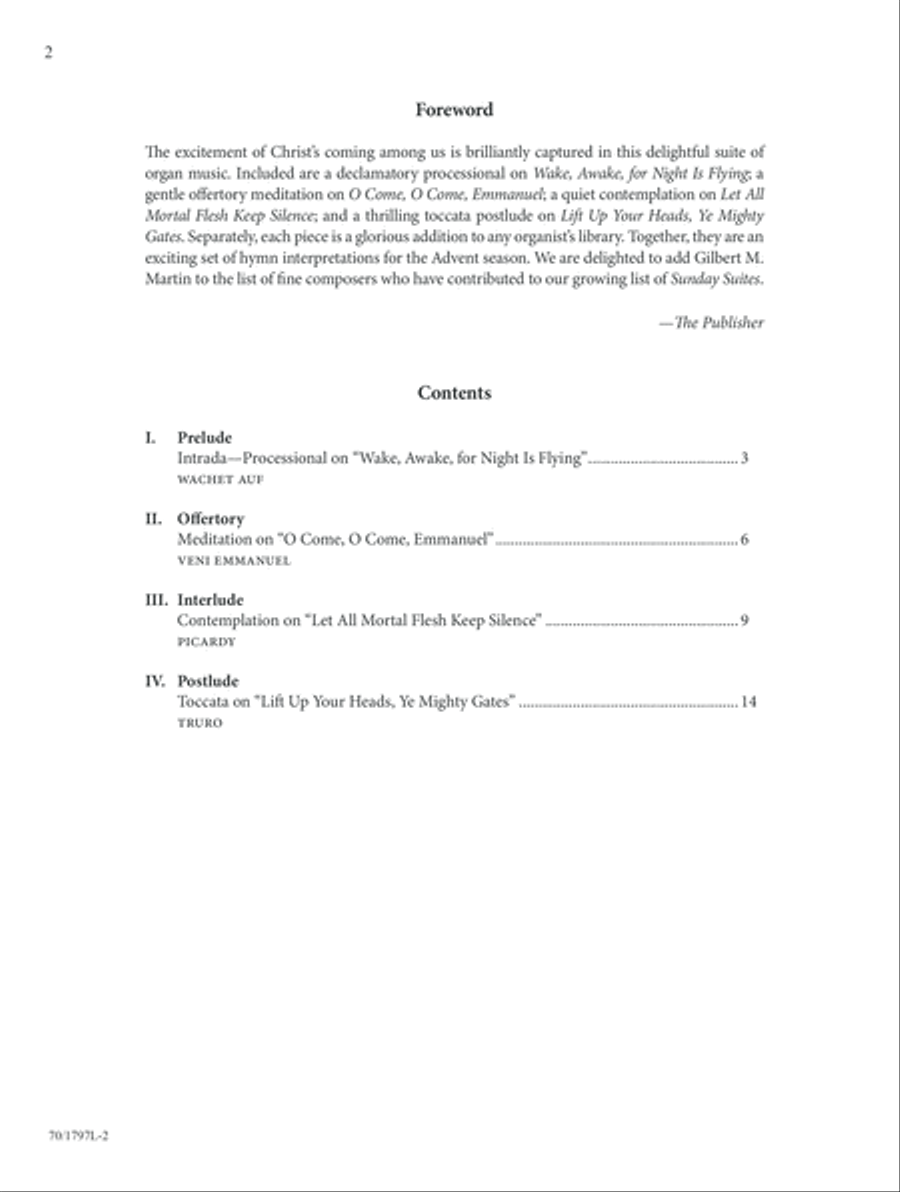 The King of Glory Comes (Digital Download) Organ scores gallery preview page 2