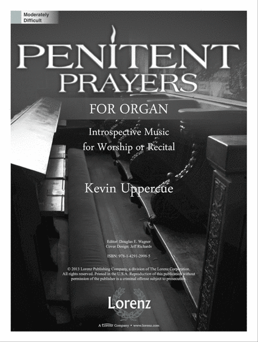 Penitent Prayers for Organ (Digital Download) Organ scores gallery preview page 1