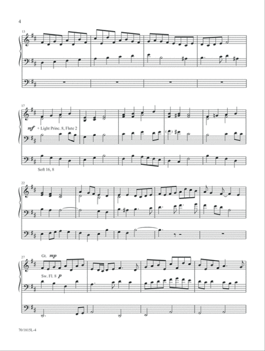 Penitent Prayers for Organ (Digital Download) Organ scores gallery preview page 4