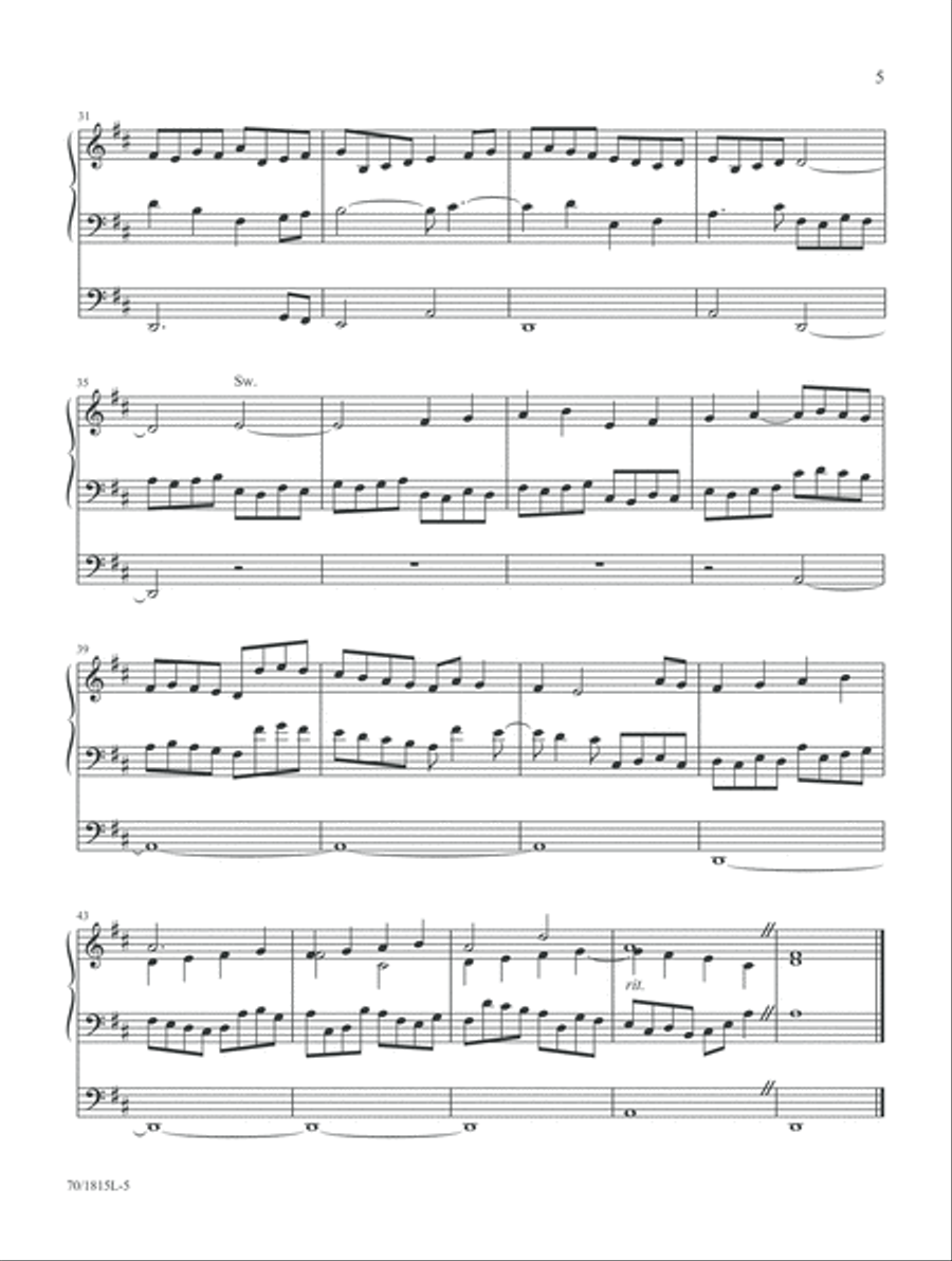 Penitent Prayers for Organ (Digital Download) Organ scores gallery preview page 5