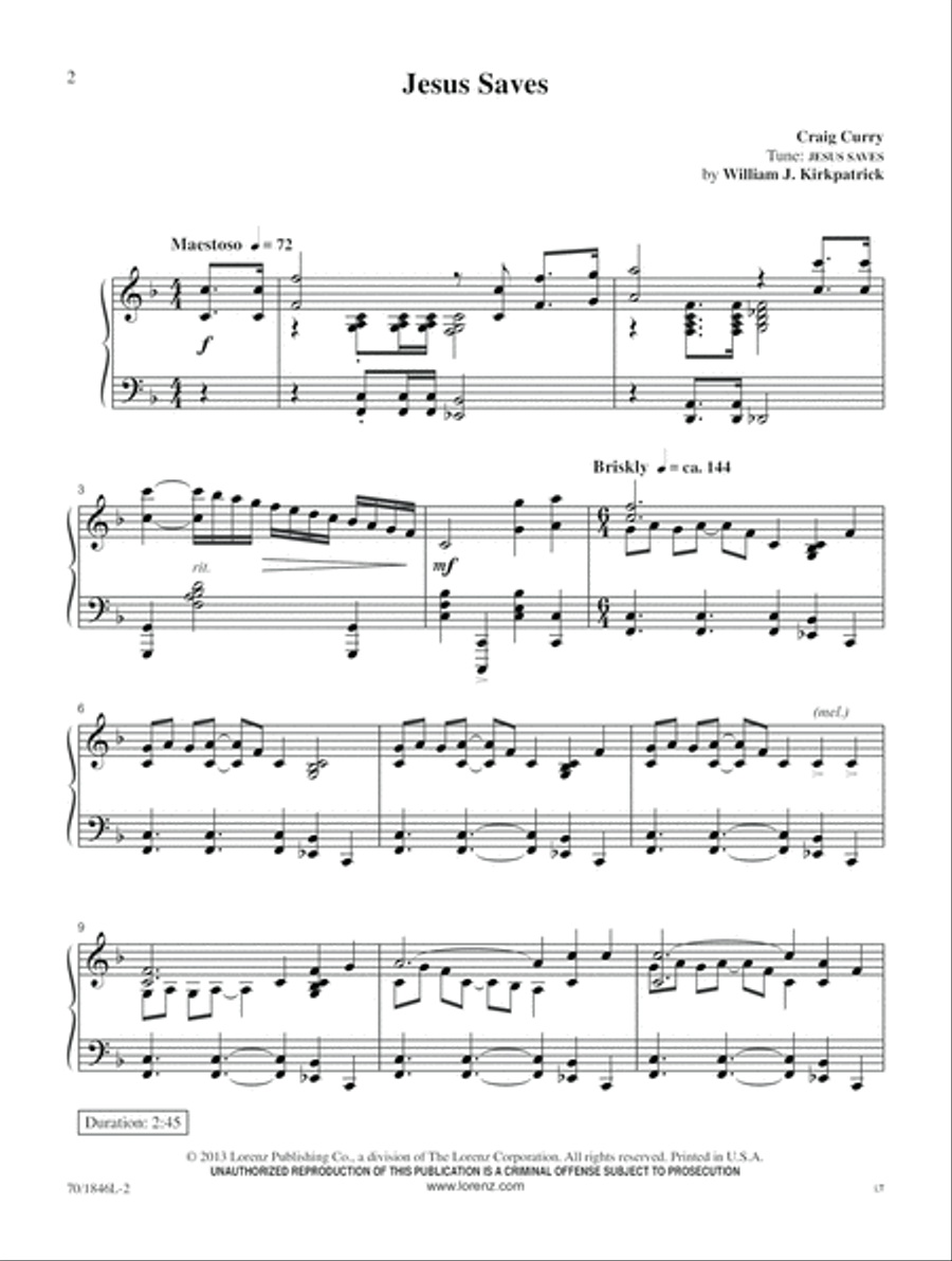 We've a Story to Tell (Digital Download) Piano Solo scores gallery preview page 2
