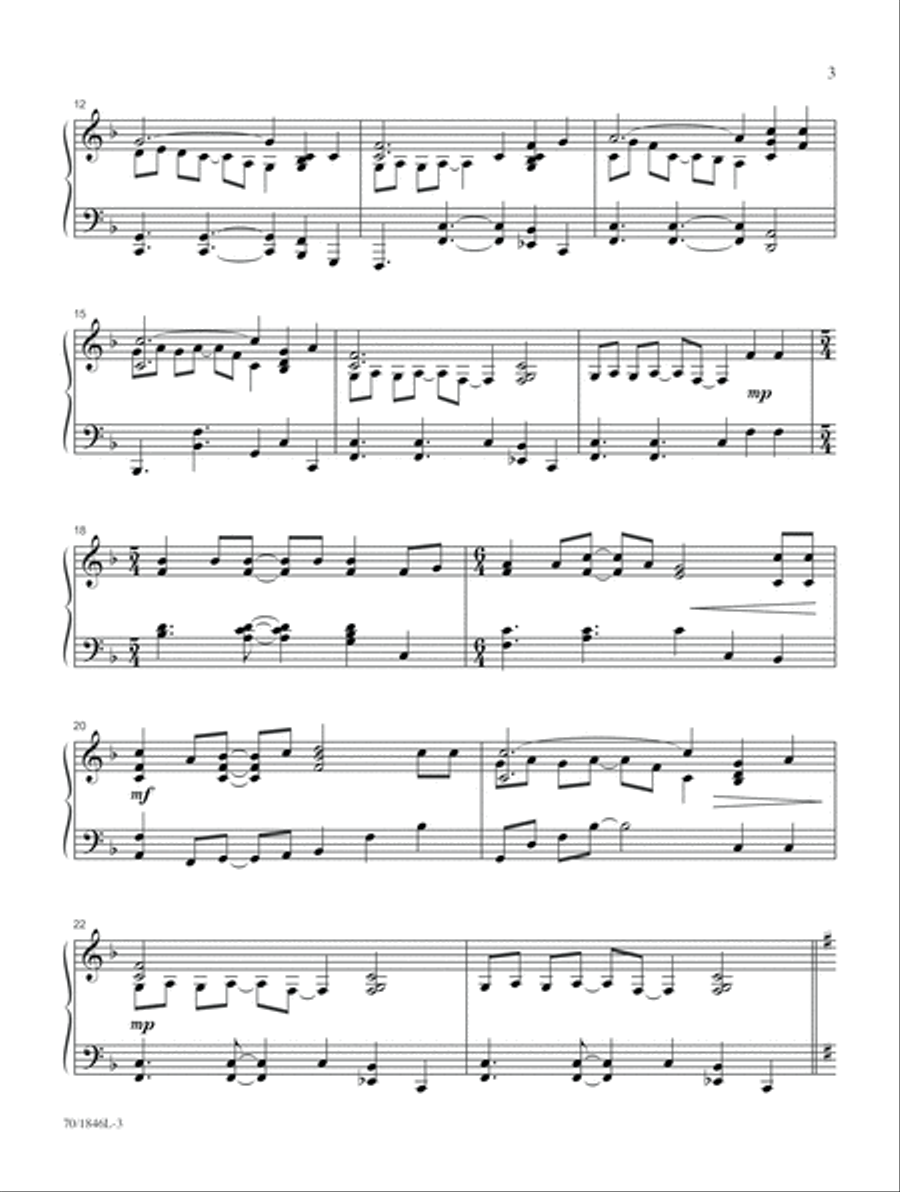 We've a Story to Tell (Digital Download) Piano Solo scores gallery preview page 3