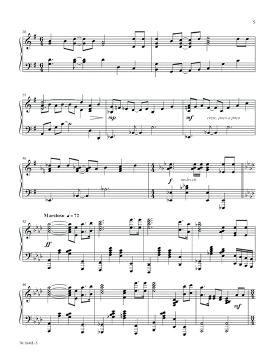 We've a Story to Tell (Digital Download) Piano Solo scores gallery preview page 5