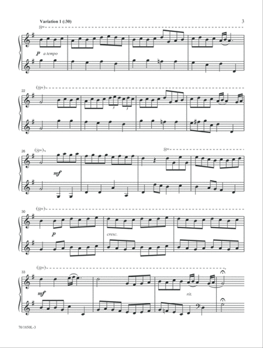 Emmanuel Shall Come (Digital Download) Piano Solo scores gallery preview page 3