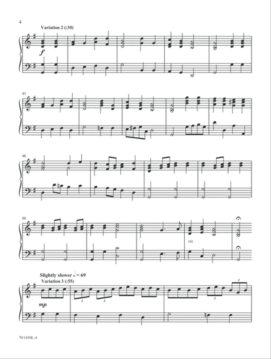 Emmanuel Shall Come (Digital Download) Piano Solo scores gallery preview page 4