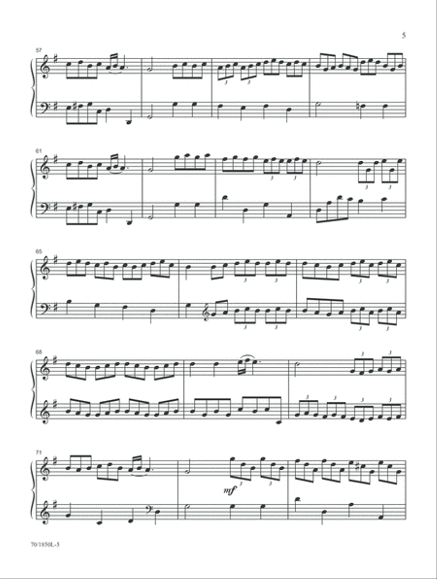 Emmanuel Shall Come (Digital Download) Piano Solo scores gallery preview page 5