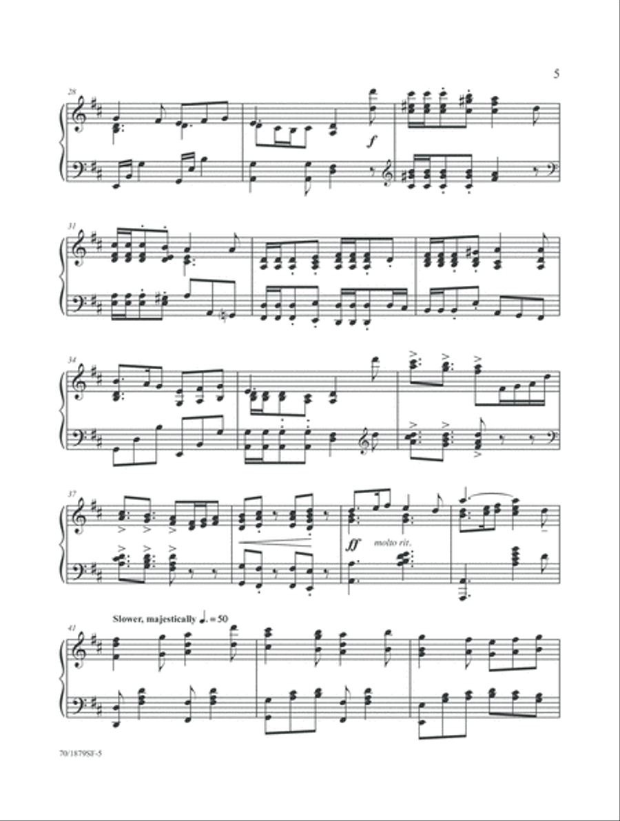 All Praise and Glory (Digital Download) Piano Solo scores gallery preview page 5