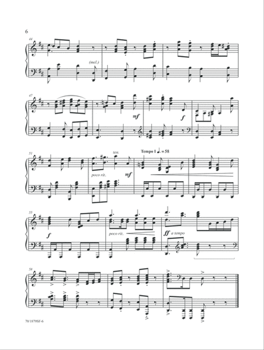 All Praise and Glory (Digital Download) Piano Solo scores gallery preview page 6