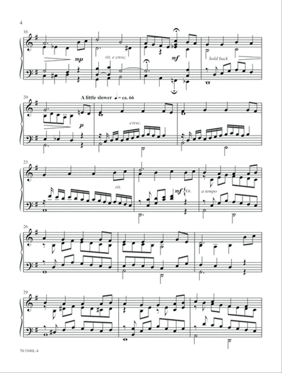 Wonderful Words of Life Wonderful Words of Life Organ scores gallery preview page 4