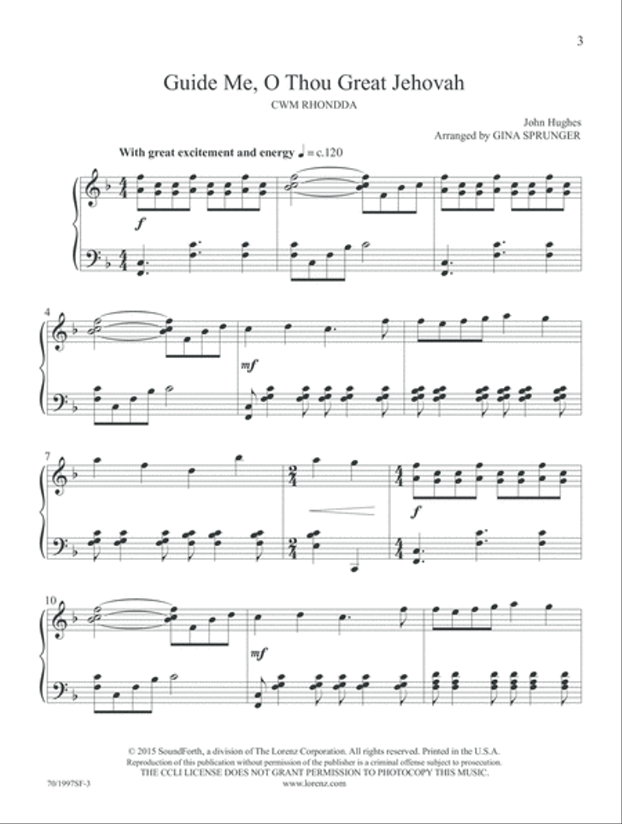 In Jubilant Song (Digital Download) Piano Solo scores gallery preview page 3