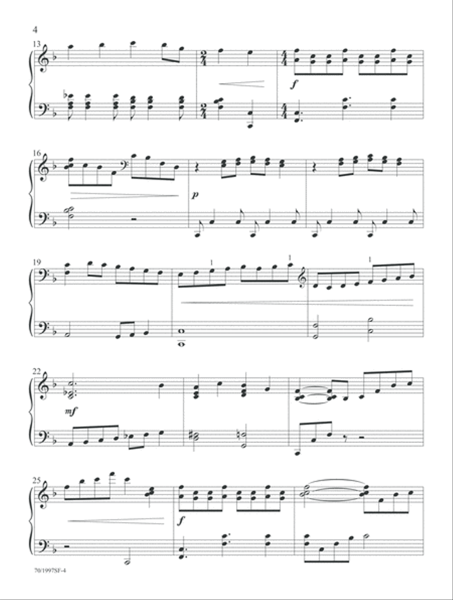 In Jubilant Song (Digital Download) Piano Solo scores gallery preview page 4