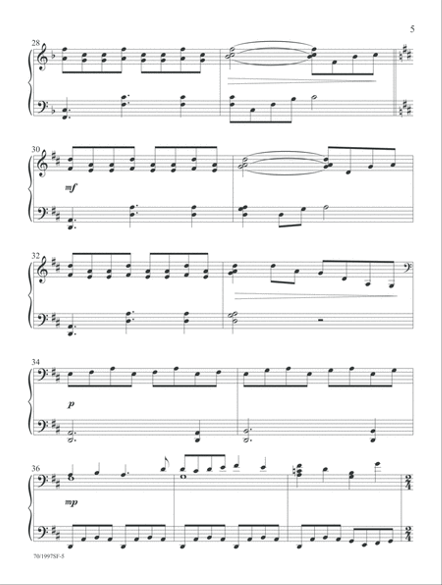 In Jubilant Song (Digital Download) Piano Solo scores gallery preview page 5