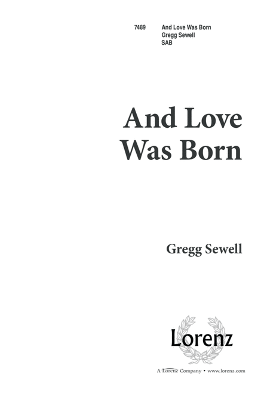 And Love Was Born (Digital Download) 3-Part scores gallery preview page 1
