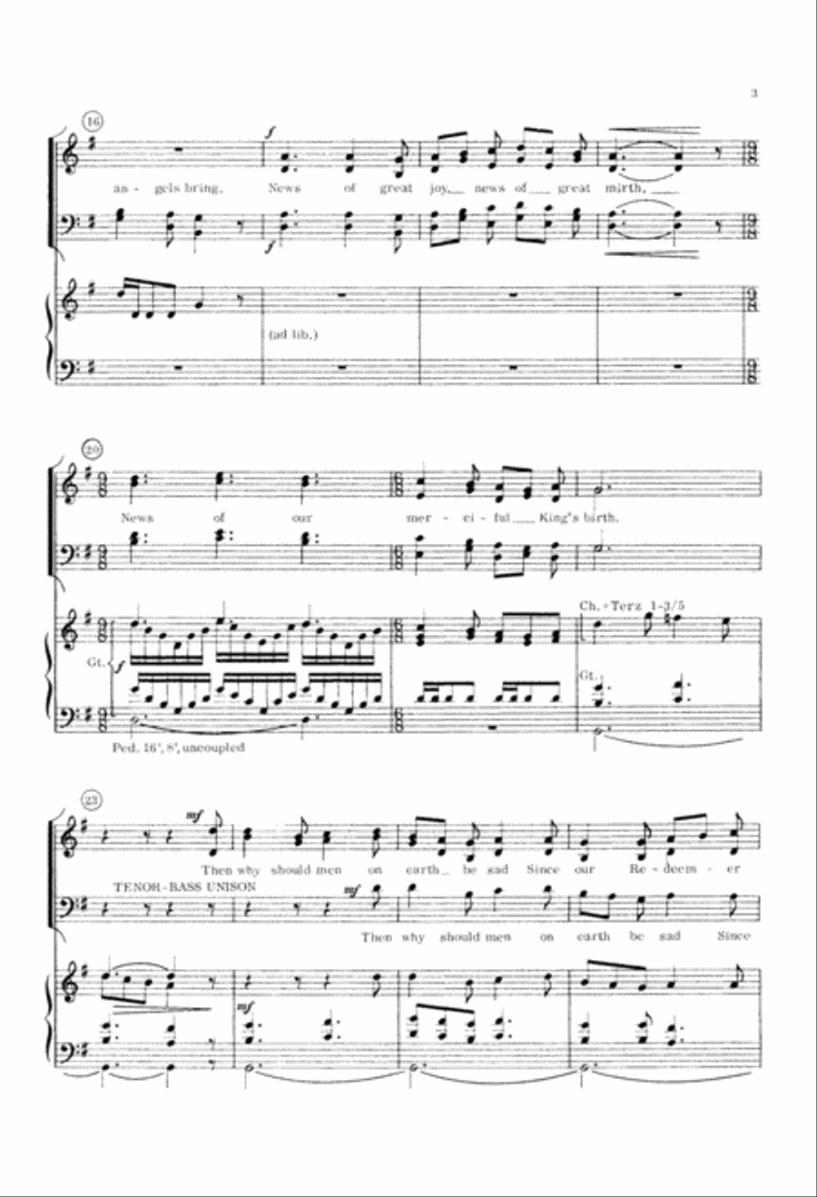 Sussex Carol (Digital Download) 4-Part scores gallery preview page 3
