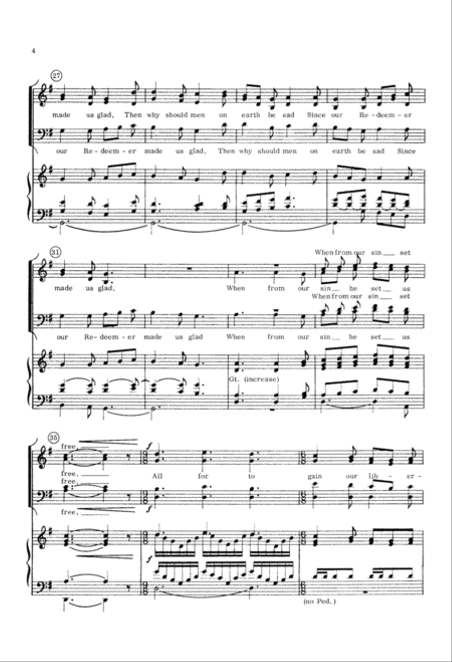 Sussex Carol (Digital Download) 4-Part scores gallery preview page 4