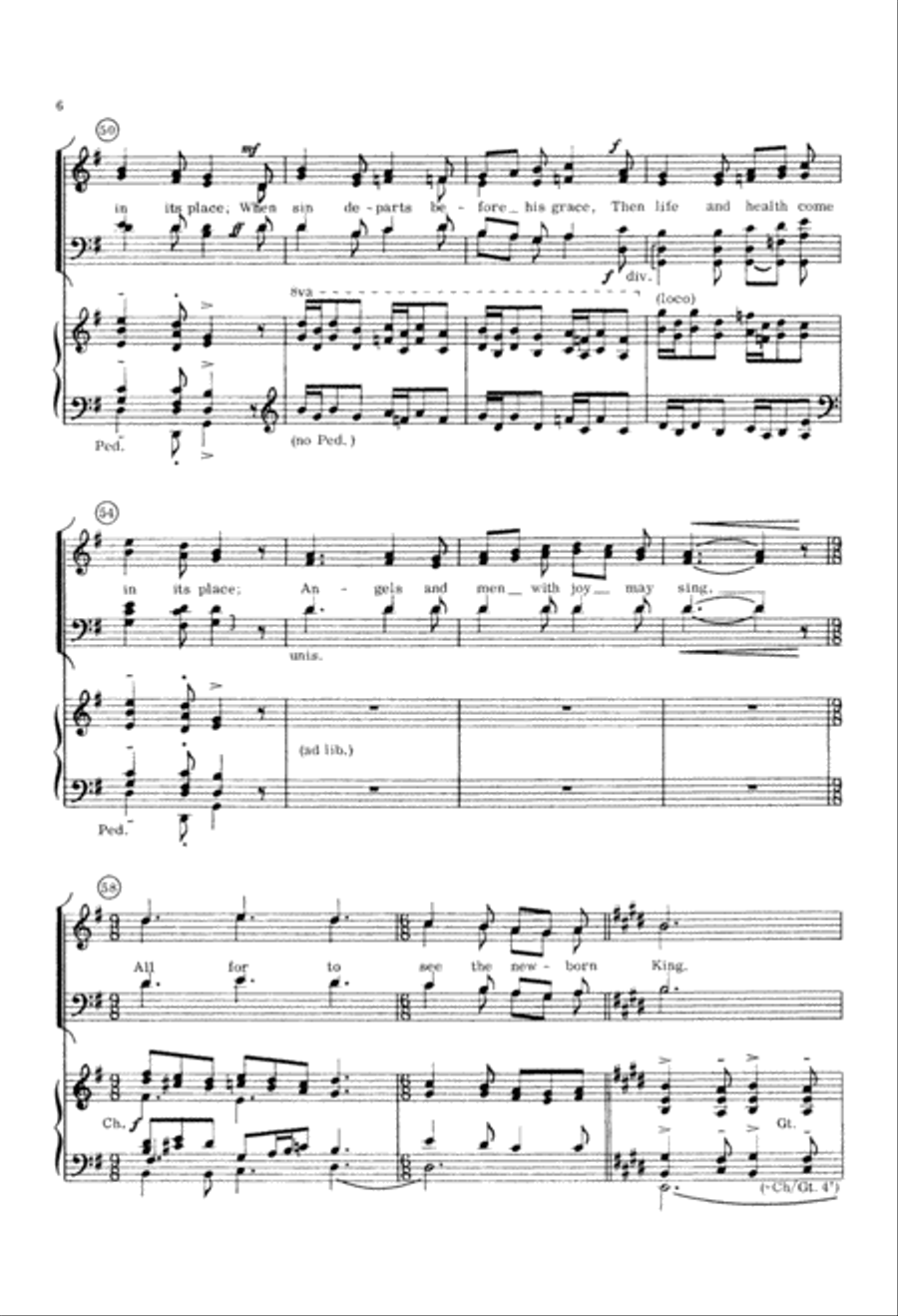 Sussex Carol (Digital Download) 4-Part scores gallery preview page 6