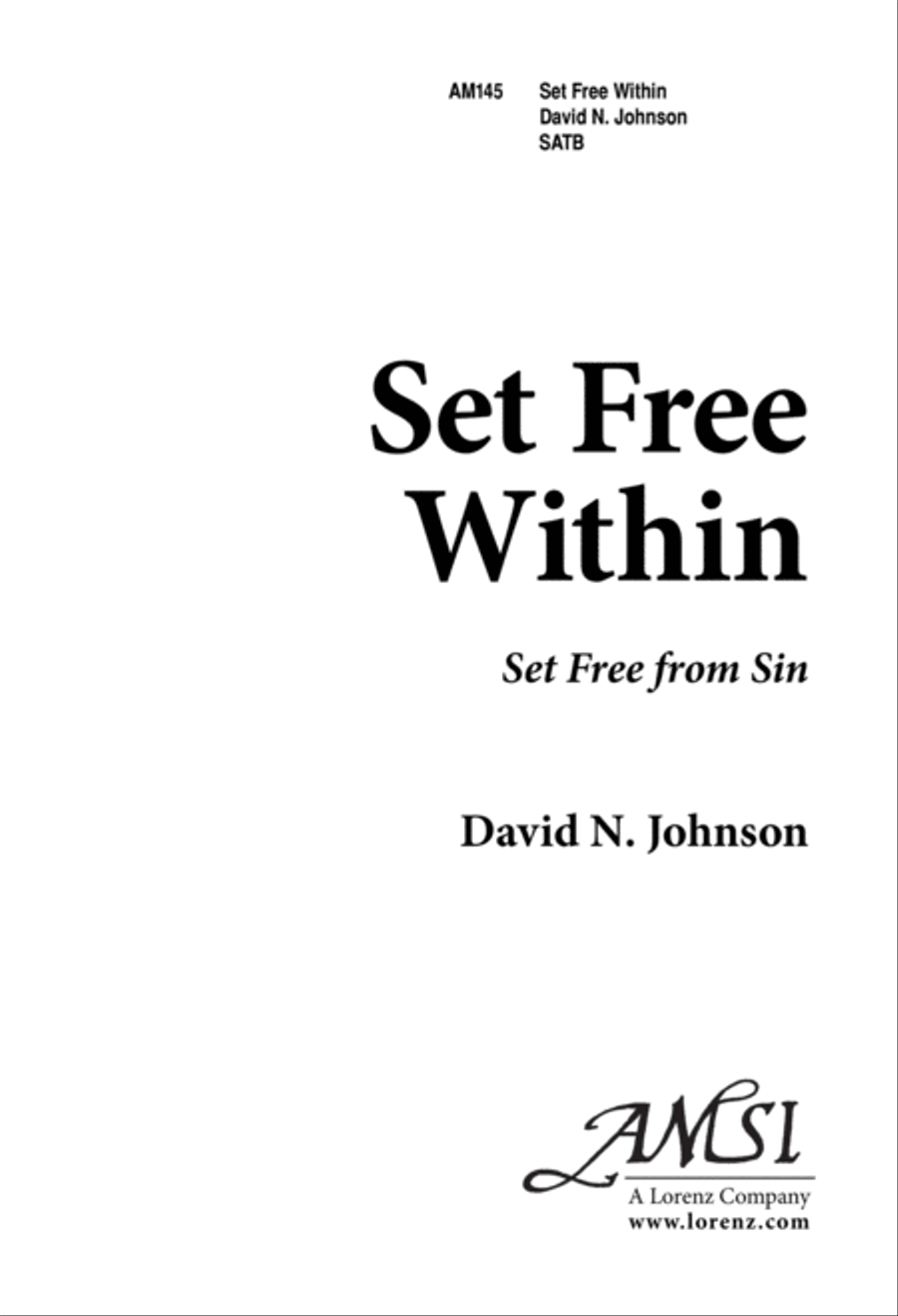 Set Free Within (Digital Download) 4-Part scores gallery preview page 1