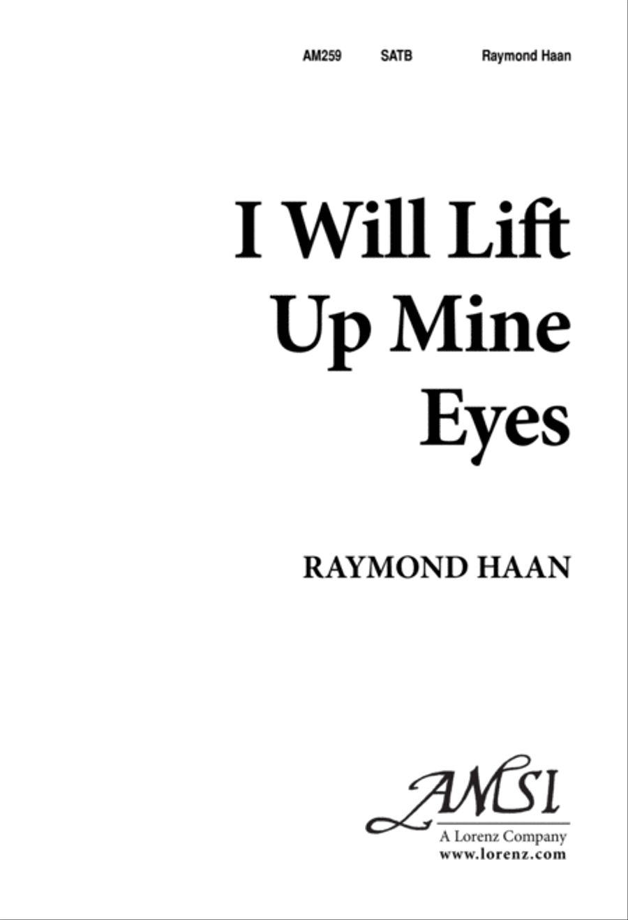 I Will Lift Up Mine Eyes (Digital Download) 4-Part scores gallery preview page 1