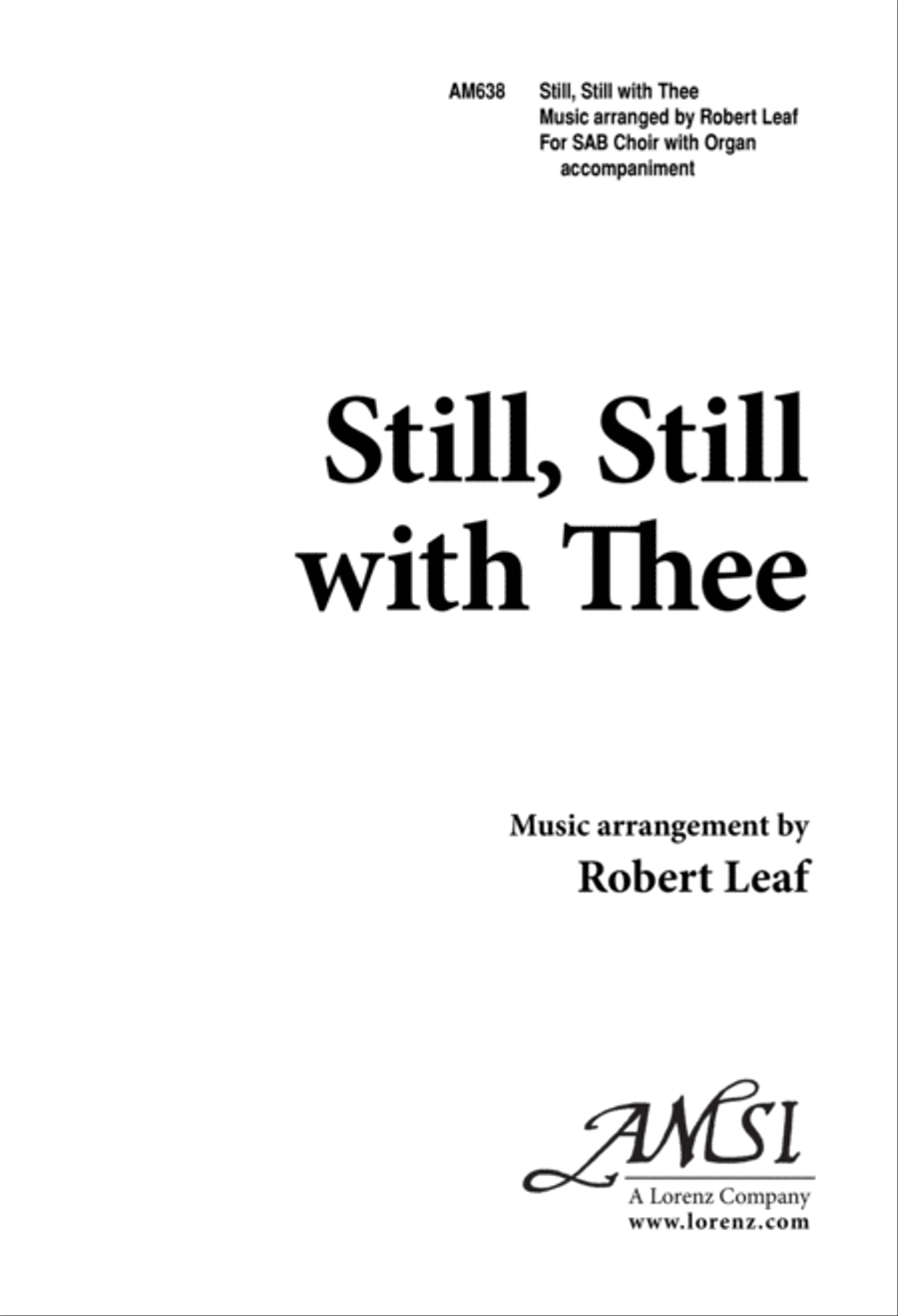 Still, Still With Thee (Digital Download) 3-Part scores gallery preview page 1