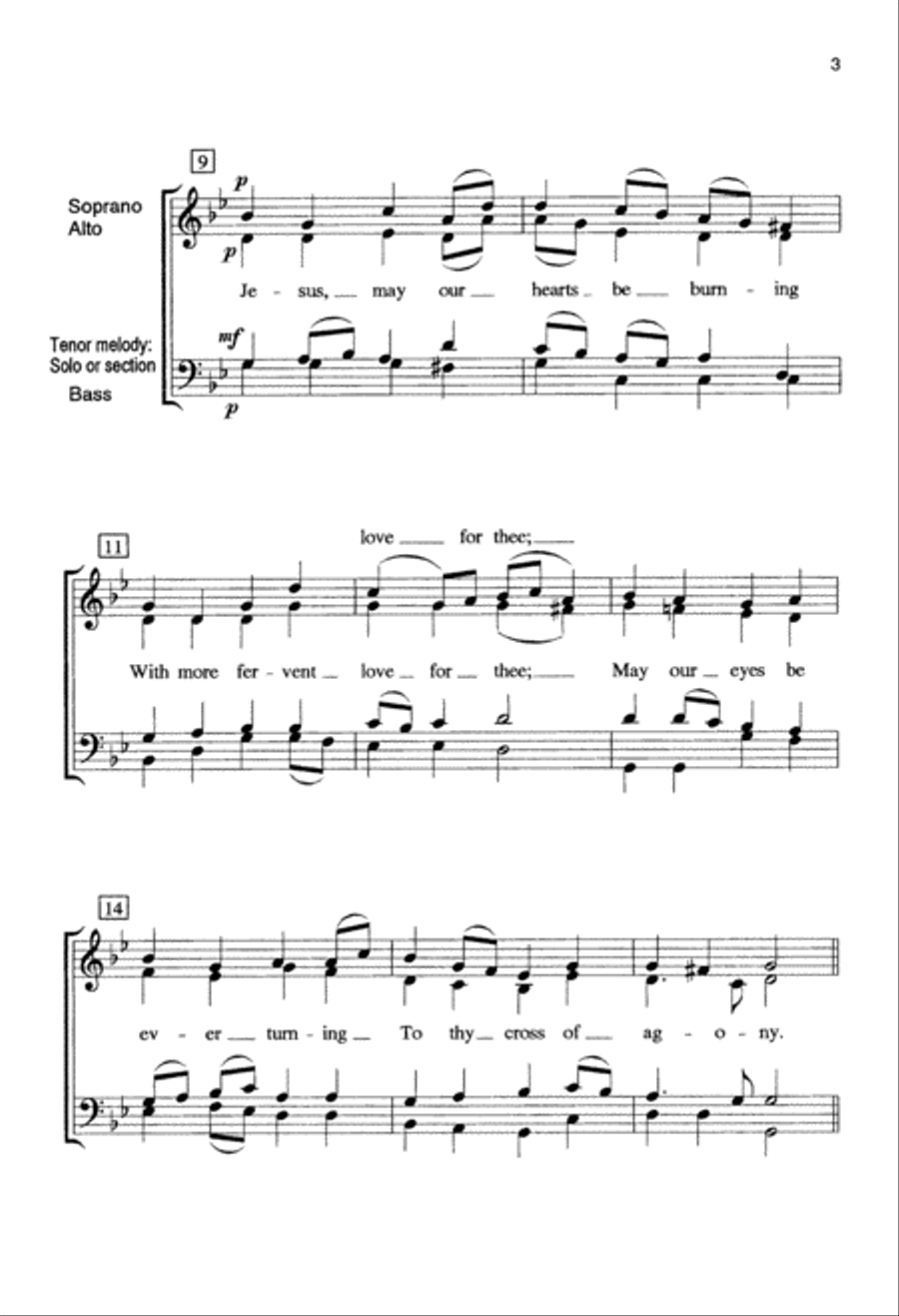 O Such Love My Soul Still Ponder (Digital Download) 4-Part scores gallery preview page 3