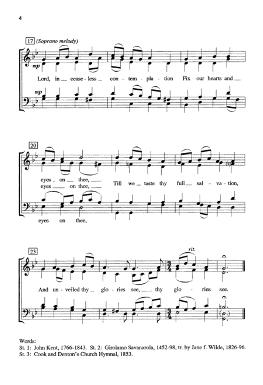 O Such Love My Soul Still Ponder (Digital Download) 4-Part scores gallery preview page 4