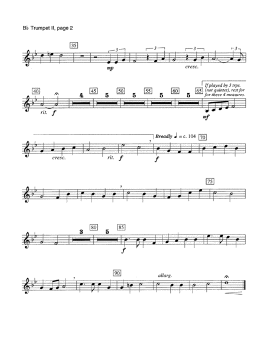 Christ Is Risen - Brass Parts Set of Parts scores gallery preview page 4