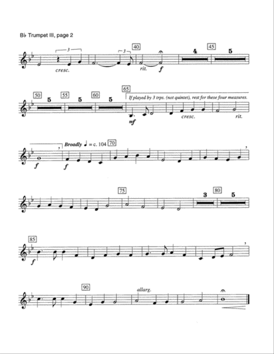 Christ Is Risen - Brass Parts Set of Parts scores gallery preview page 6