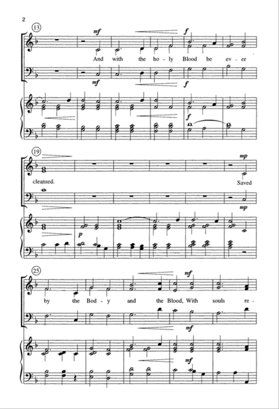 Draw Near (Digital Download) 3-Part scores gallery preview page 2
