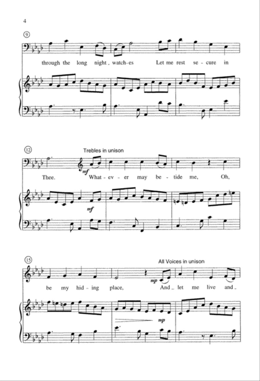 Thy Holy Wings (Digital Download) 4-Part scores gallery preview page 4