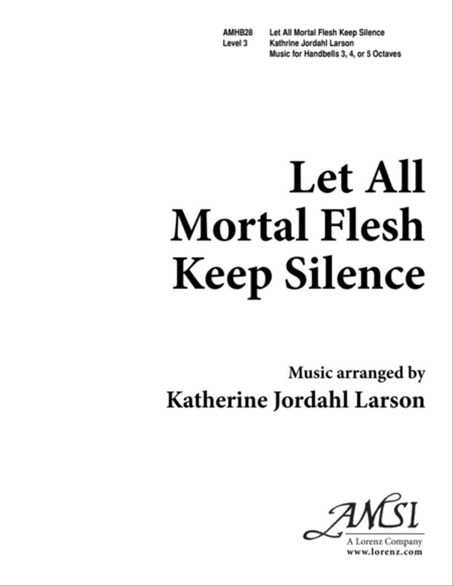 Let All Mortal Flesh Keep Silence 5-Octaves scores gallery preview page 1