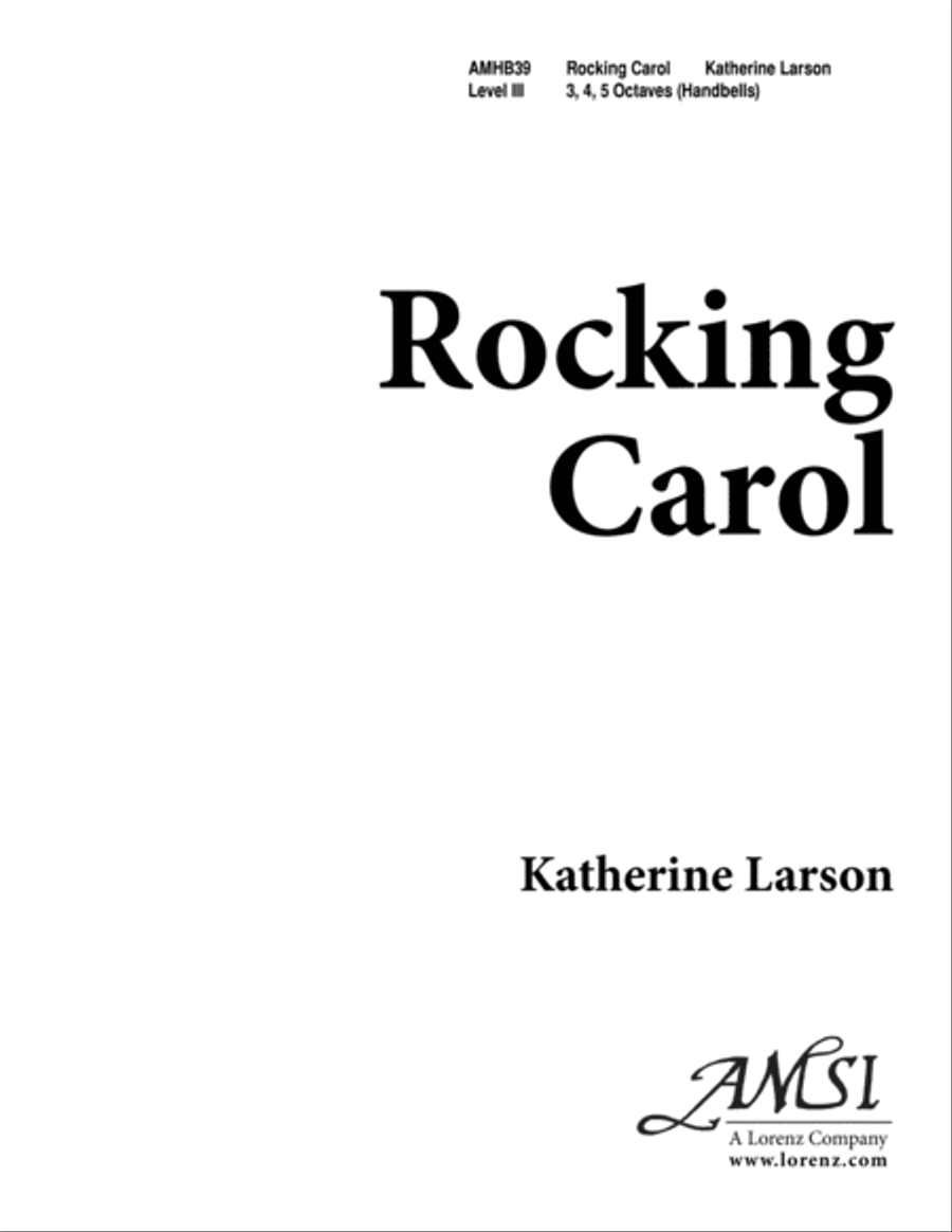 Rocking Carol Rocking Carol 5-Octaves scores gallery preview page 1