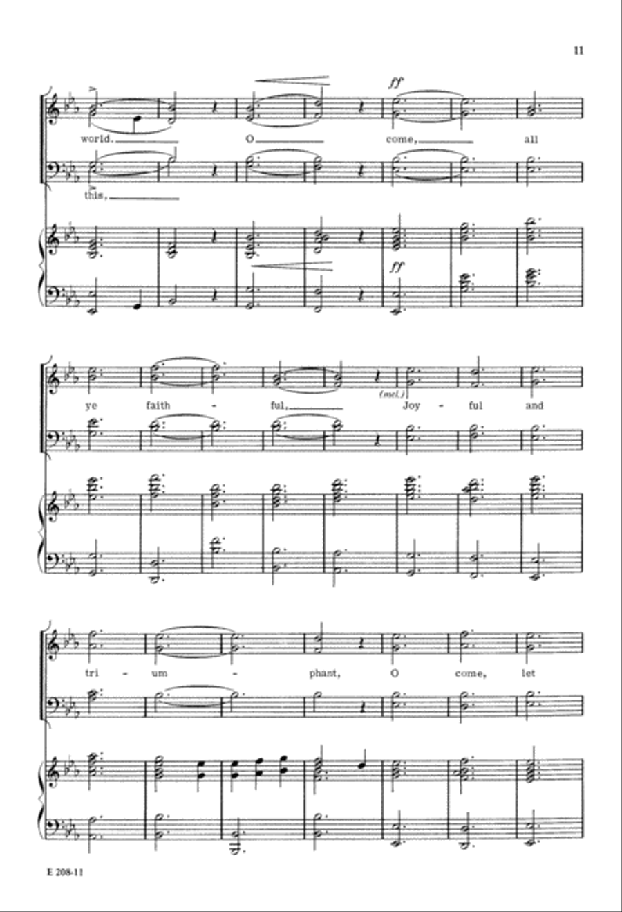 Christmas Joy (Digital Download) 4-Part scores gallery preview page 11