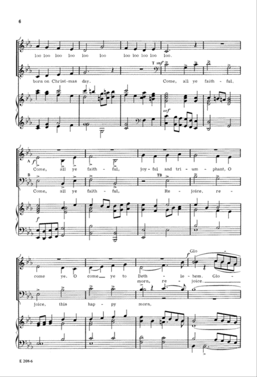 Christmas Joy (Digital Download) 4-Part scores gallery preview page 6
