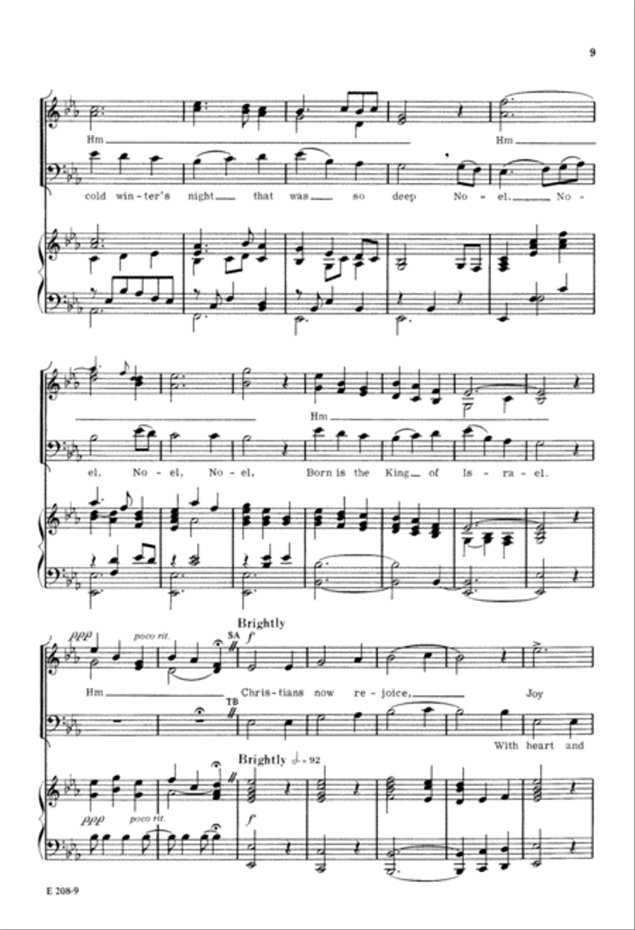 Christmas Joy (Digital Download) 4-Part scores gallery preview page 9