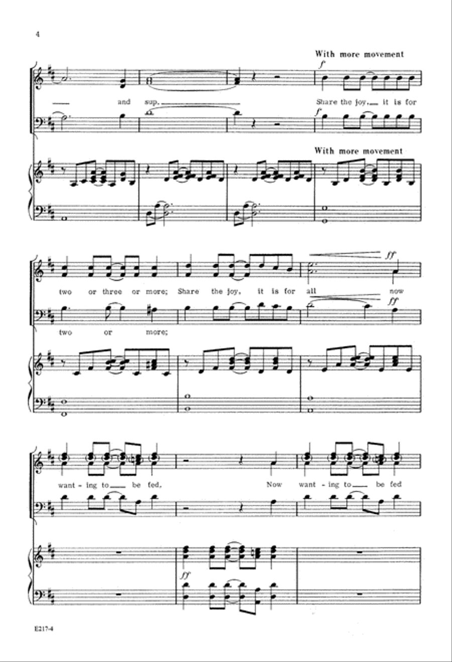 Break and Share It (Digital Download) 3-Part scores gallery preview page 4