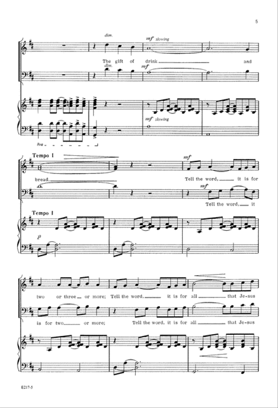 Break and Share It (Digital Download) 3-Part scores gallery preview page 5