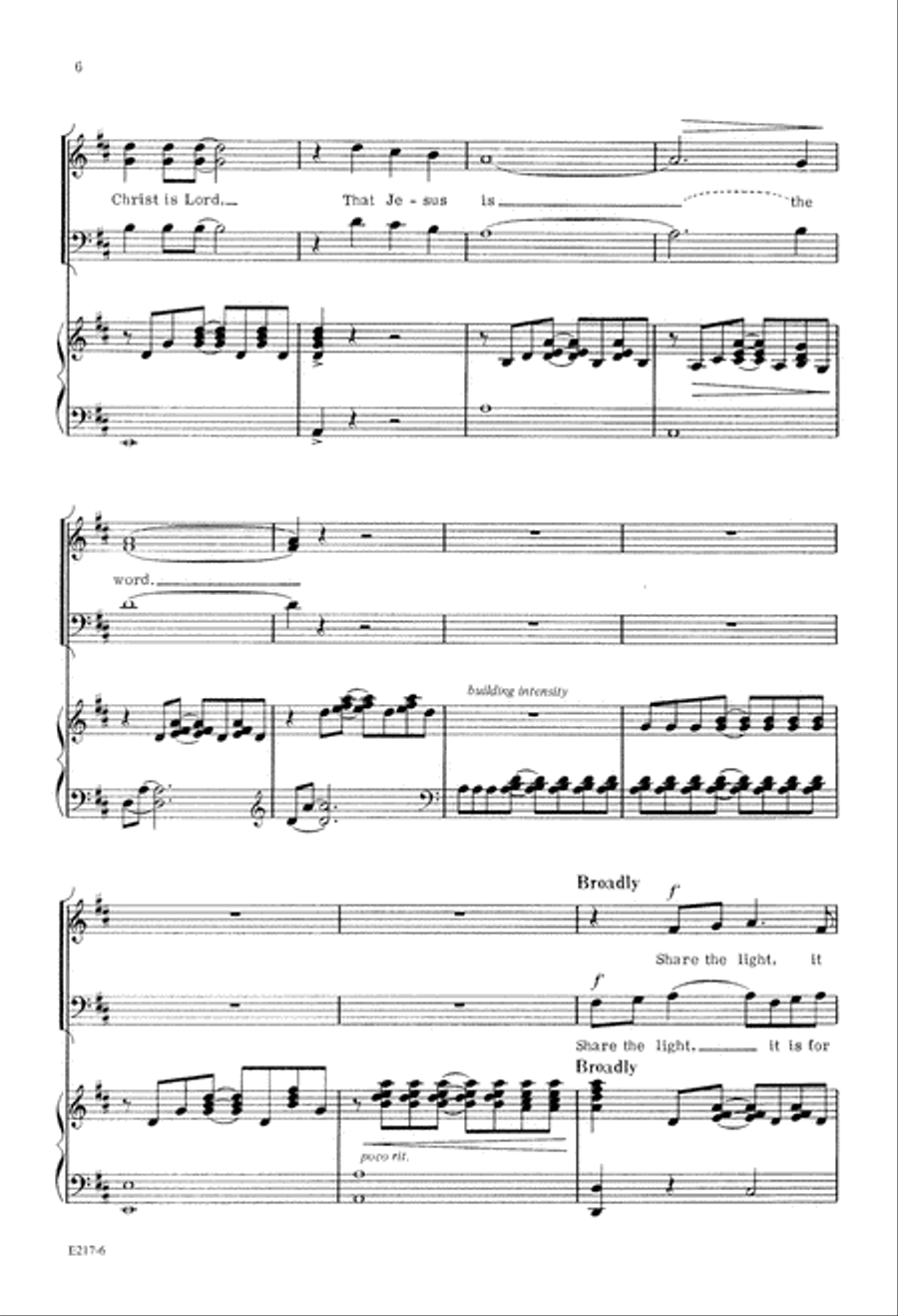 Break and Share It (Digital Download) 3-Part scores gallery preview page 6