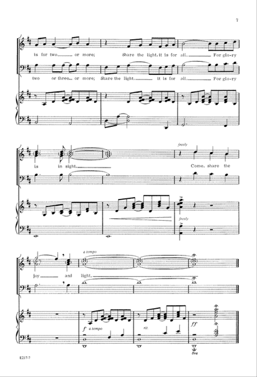Break and Share It (Digital Download) 3-Part scores gallery preview page 7