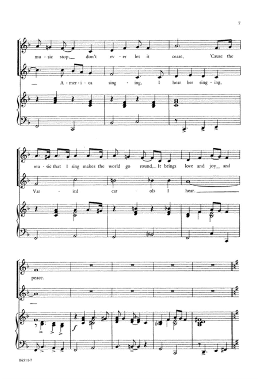 Don't Let the Music Stop (Digital Download) SSA scores gallery preview page 7