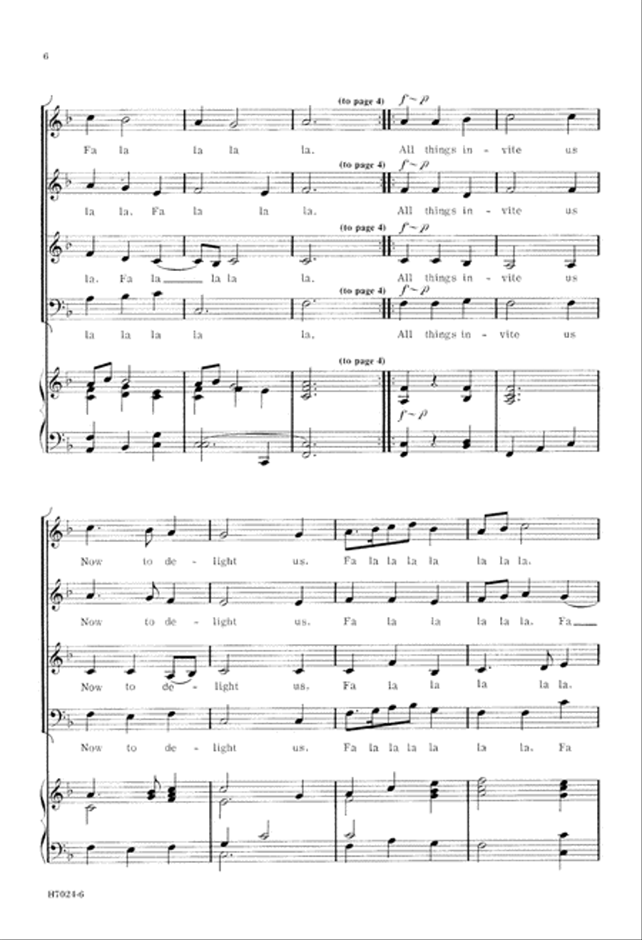 Sing We and Chant It (Digital Download) Choir scores gallery preview page 6