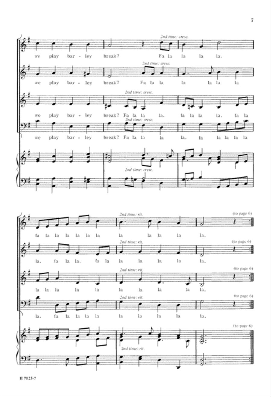 Now is the Month of Maying (Digital Download) Choir scores gallery preview page 7