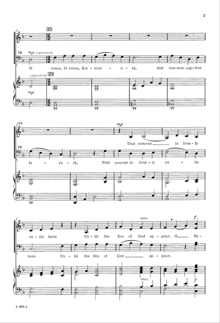 Advent (Digital Download) 4-Part scores gallery preview page 3