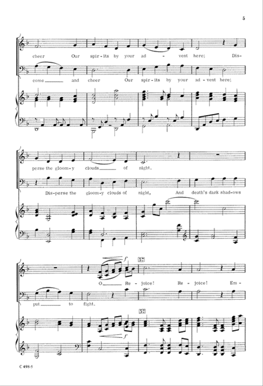 Advent (Digital Download) 4-Part scores gallery preview page 5