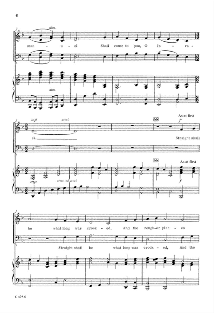 Advent (Digital Download) 4-Part scores gallery preview page 6
