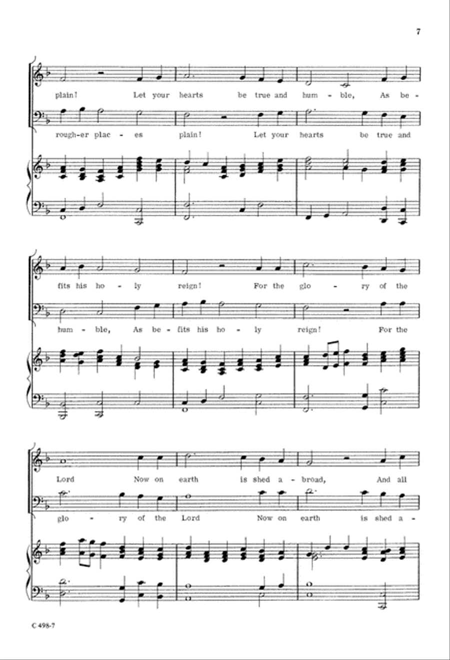 Advent (Digital Download) 4-Part scores gallery preview page 7