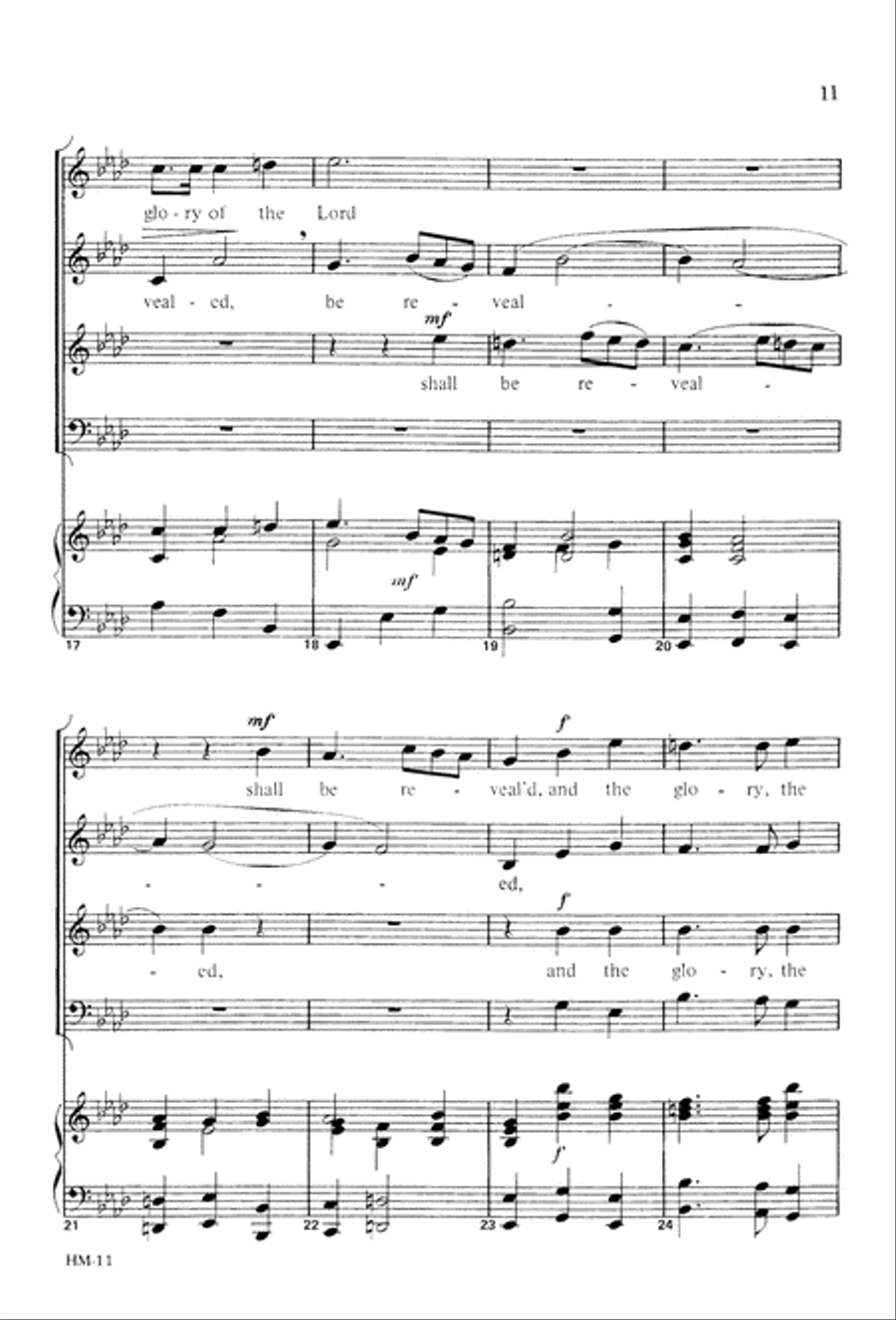 Handel's Messiah: Christmas Choruses and Solos (Digital Download) 4-Part scores gallery preview page 13