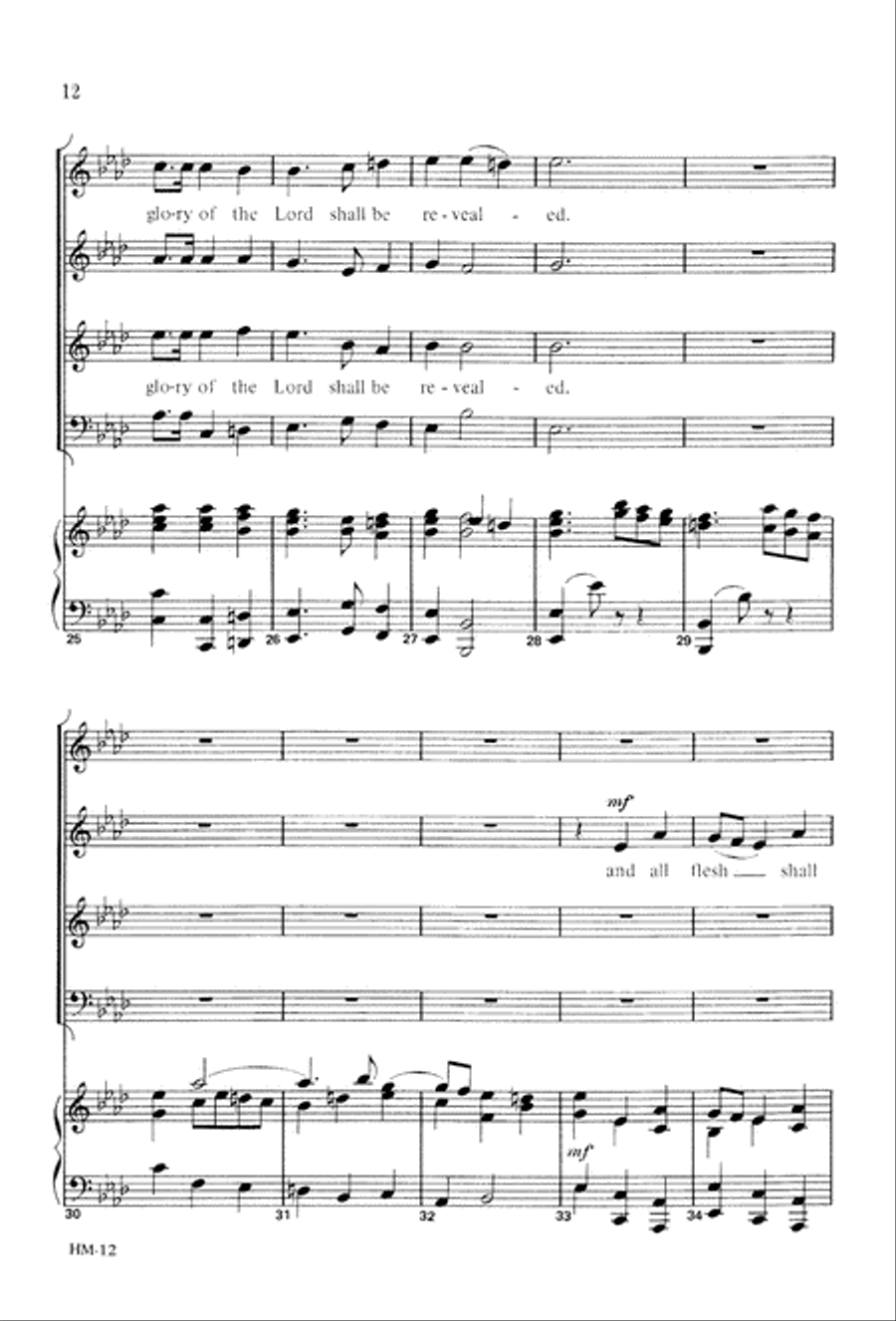 Handel's Messiah: Christmas Choruses and Solos (Digital Download) 4-Part scores gallery preview page 14